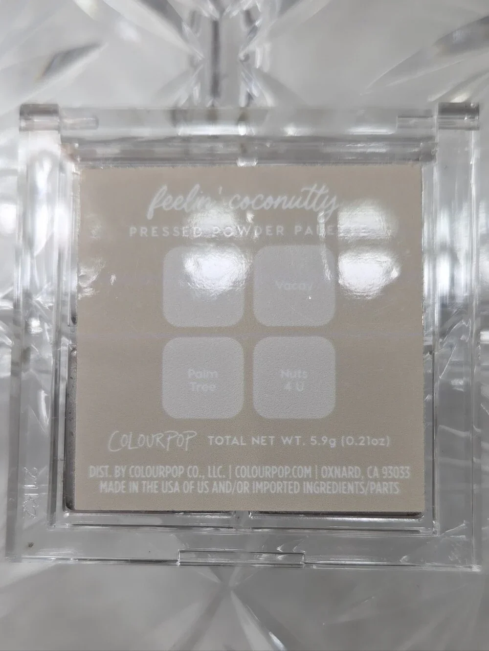 ColourPop Feelin’ Coconutty Pressed Powder Palette